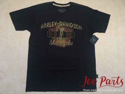 Harley Davidson pánské triko Black Label T-Shirt, #1 Skull Speedshop - Image 2